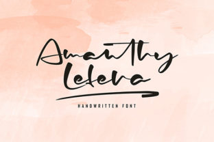 Amanthy Lefera: A Stunning Handwritten Font for Your Brand