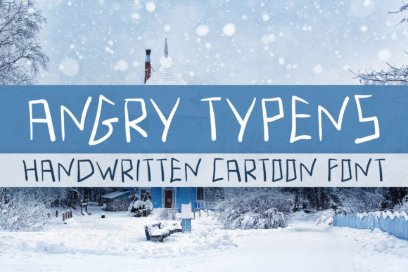 Angry Typens: A Bold Handwritten Font for Brands