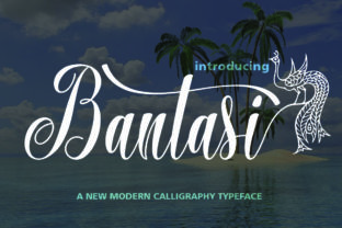 Bantasi: A Graceful Script Font for Editorial Design