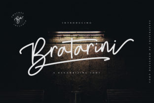 Bratarini: A Handwritten Font for Authentic Branding