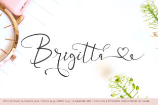 Brigitta: A Handwritten Font for Modern Web Design