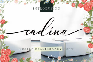 Cadina: An Elegant Script Font for Editorial Design