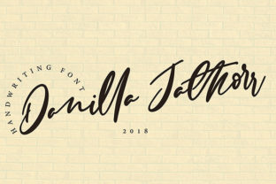Danilla Jathorr: A Script Font for Authentic Branding