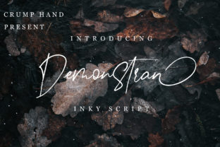 Demonstran: A Handwritten Font for Modern Editorial Design
