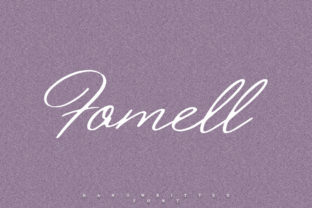 Fomell: A Sophisticated Handwritten Font for Modern Brands