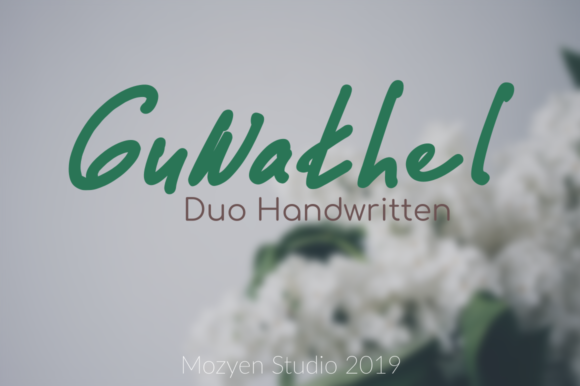 Guwathel: A Handwritten Font for Authentic Branding