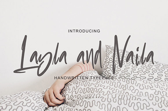 Layla and Naila: A Handwritten Font for Web Design