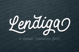 Lendiga: A Retro Handwritten Font for Campaigns