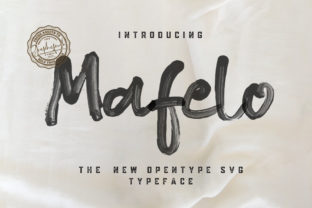 Mafelo Font: Bold Handwritten Style