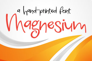 Magnesium: A Modern Handwritten Font for Editorial Design