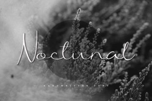 Noctunal: A Refined Script Font for Editorial Design