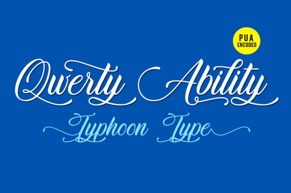 Qwerty Ability: A Bold Handwritten Font for Web Design