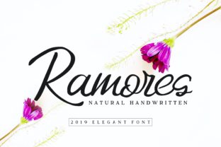 Ramores: A Romantic Handwritten Font for Web Design
