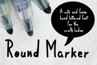 Round Marker: A Cute and Funny Font for Branding