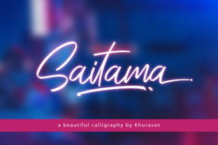 Saitama: A Retro Handwritten Font for Modern Editorial Design