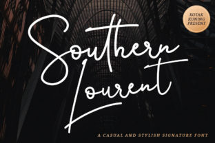 Southern Lourent: A Bold Handwritten Font for Editorial Design
