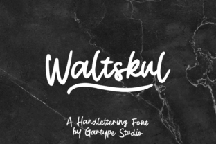 Waltskul: The Bold Handwritten Font for Marketers