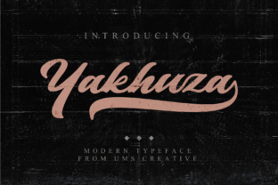 Yakhuza: A Handwritten Font for Modern Marketing
